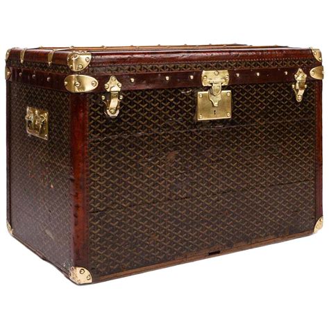 goyard trunks eifell tower|antique Goyard trunks.